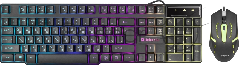 Клавиатура + Мышь Sydney C-970 RU, USB, черный DEFENDER