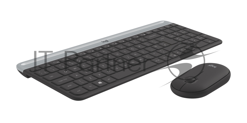 Комплект (клавиатура + мышь) Logitech Slim Wireless Keyboard and Mouse Combo MK470 GRAPHITE