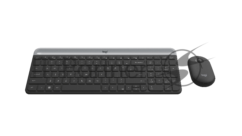 Комплект (клавиатура + мышь) Logitech Slim Wireless Keyboard and Mouse Combo MK470 GRAPHITE