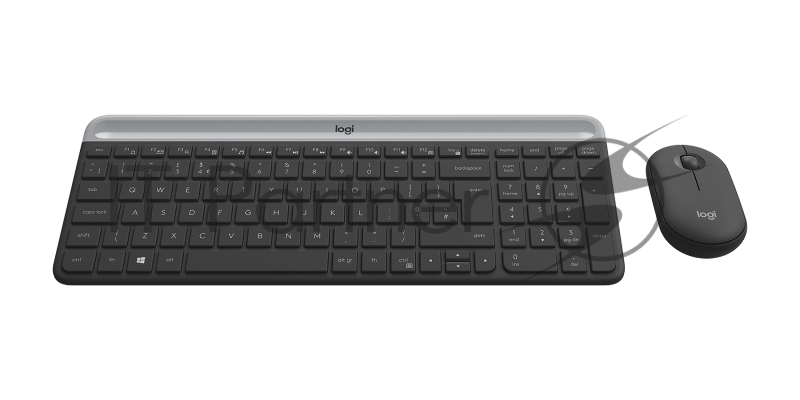 Комплект (клавиатура + мышь) Logitech Slim Wireless Keyboard and Mouse Combo MK470 GRAPHITE
