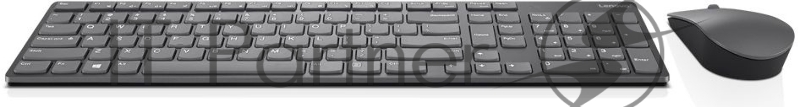 Комплект (клавиатура и мышь) Lenovo Professional Ultraslim Wireless Combo Keyboard and Mouse- Russian/Cyrillic ( 1 x 2.4 GHz nano USB receiver, 1 x micro USB charging cable, 2 x AAA batteries
