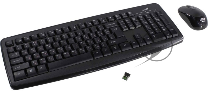 Клавиатура+мышь Genius Smart KM-8100 (клавиатура + мышь), Black Комплект беспроводной Genius Smart KM-8100 (клавиатура + мышь), Black
