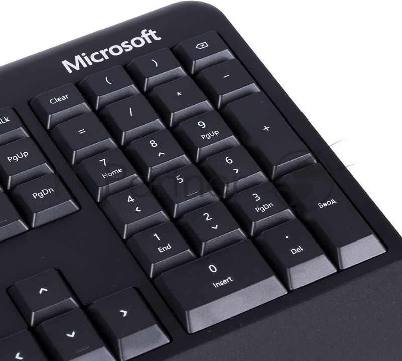 Клавиатура + мышь Microsoft Ergonomic Keyboard Kili & Mouse LionRock 4 Busines клав:черный мышь:черный USB Multimedia