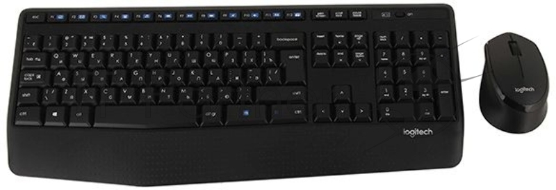 Клавиатура + мышь Logitech MK345 клав:черный мышь:черный USB 2.0 беспроводная Multimedia