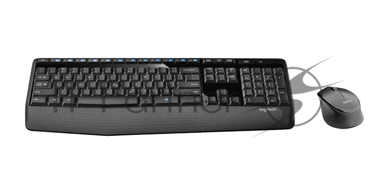 Клавиатура + мышь Logitech MK345 клав:черный мышь:черный USB 2.0 беспроводная Multimedia