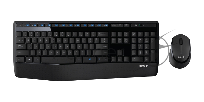 Клавиатура + мышь Logitech MK345 клав:черный мышь:черный USB 2.0 беспроводная Multimedia