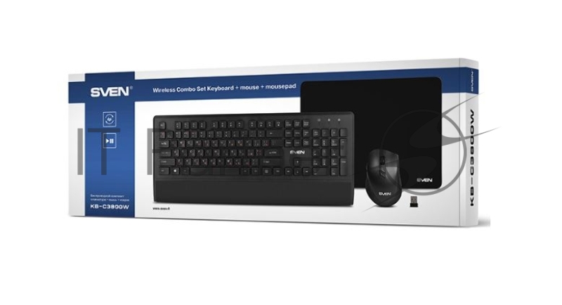 Беспроводной набор клавиатура+мышь SVEN KB-C3800W Беспроводной набор клавиатура+мышь SVEN KB-C3800W