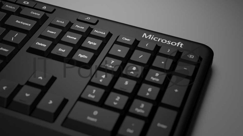 Клавиатура + мышь Microsoft Ergonomic Keyboard & Mouse клав:черный мышь:черный USB Multimedia