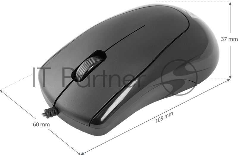 Мышь Defender Optimum MB-150 PS/2 B(черный) 52150