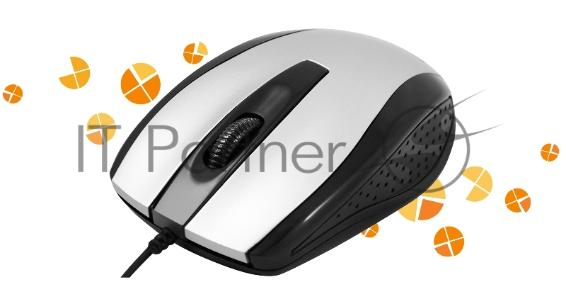 Мышь Defender Optimum MM-140 USB S(серебро) 52140