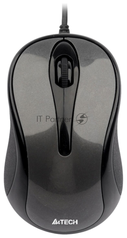 Мышь Проводная A4TECH N-350-1, USB (серый) 2+1 кл-кн, V-Track