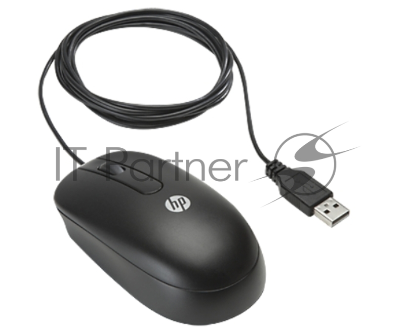 Мышь HP QY777AA черный оптическая (800dpi) USB (2but)