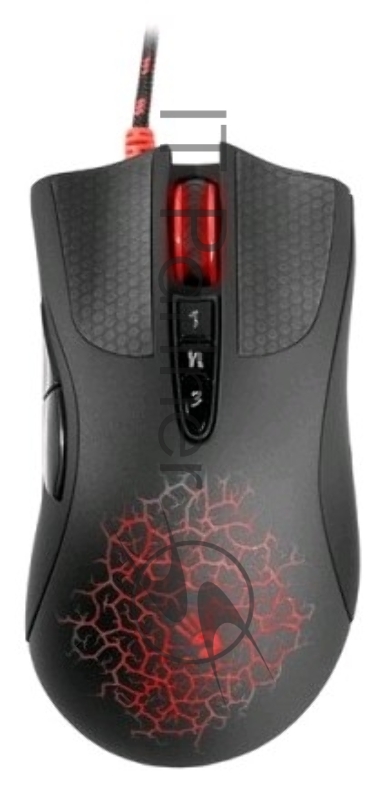 Мышь A4Tech Bloody AL90 Blazing черный лазерная (8200dpi) USB2.0 игровая (7but)