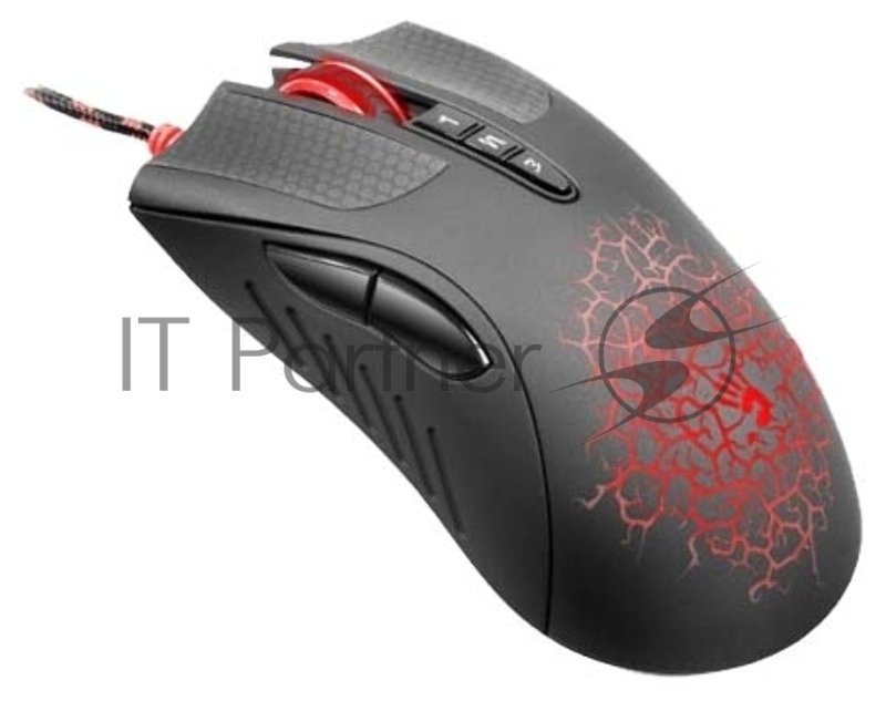 Мышь A4Tech Bloody AL90 Blazing черный лазерная (8200dpi) USB2.0 игровая (7but)