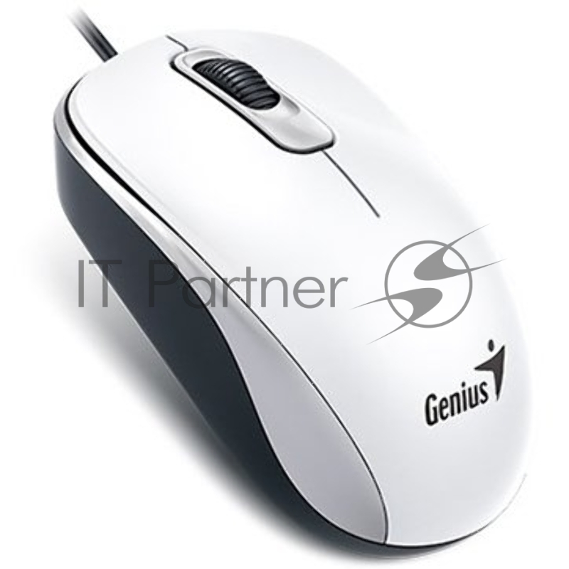 Мышь Genius DX-110 White USB, Мышь оптическая, 1000 dpi, 3 кнопки