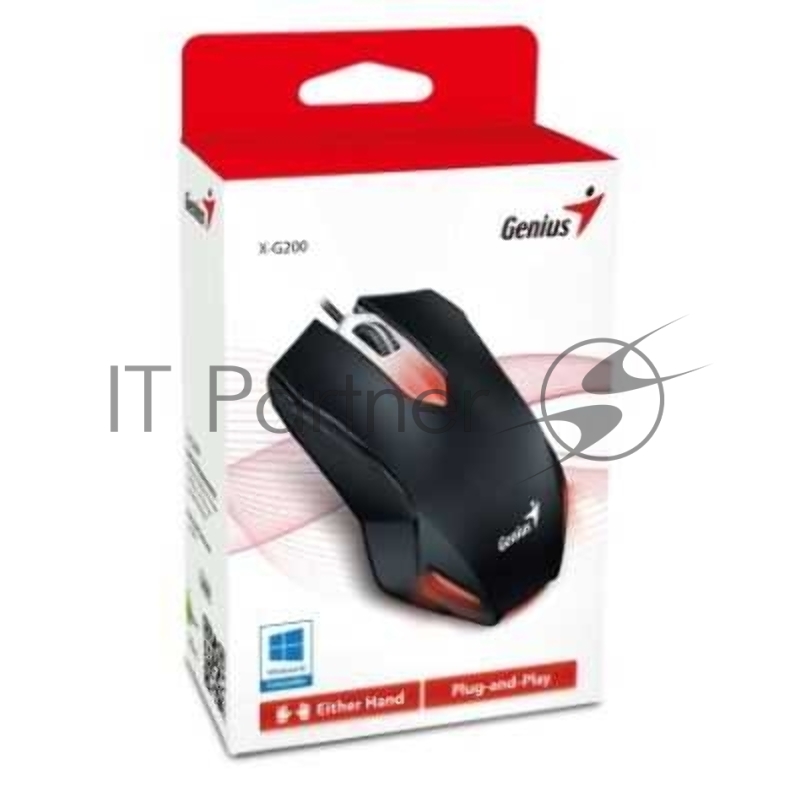 Мышь Genius игровая X-G200, USB, 1000dpi