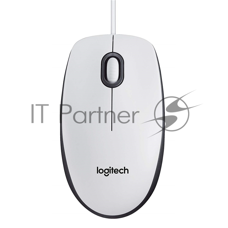 Мышь Logitech M100 - WHITE - USB - EMEA - ARCA CLAMSHELL