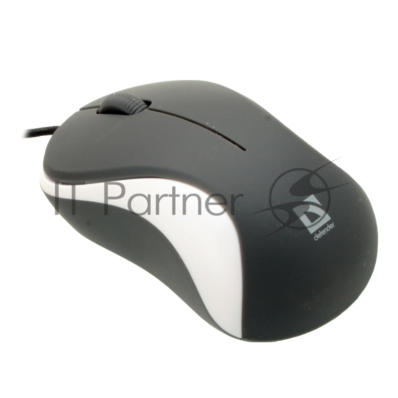 Мышь Defender Accura MS-970 серый+белый, Проводная оптическая мышь, 3 кнопки,1000 dpi 52970