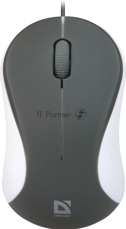 Мышь Defender Accura MS-970 серый+белый, Проводная оптическая мышь, 3 кнопки,1000 dpi 52970