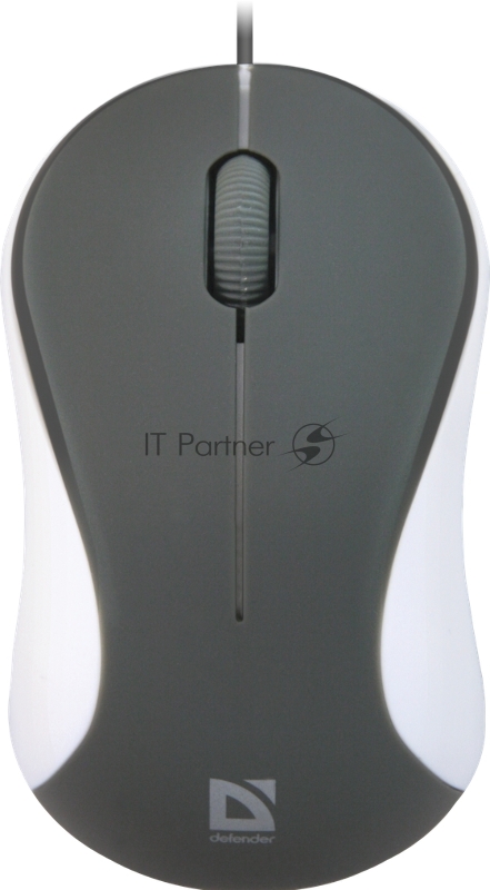 Мышь Defender Accura MS-970 серый+белый, Проводная оптическая мышь, 3 кнопки,1000 dpi 52970