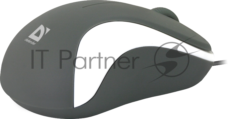 Мышь Defender Accura MS-970 серый+белый, Проводная оптическая мышь, 3 кнопки,1000 dpi 52970