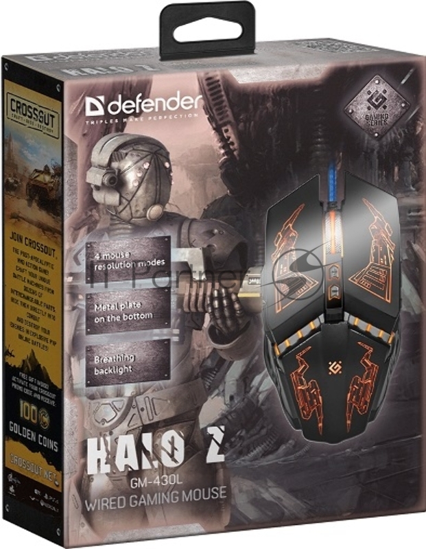 Мышь USB OPTICAL HALO Z GM-430L 52430 DEFENDER