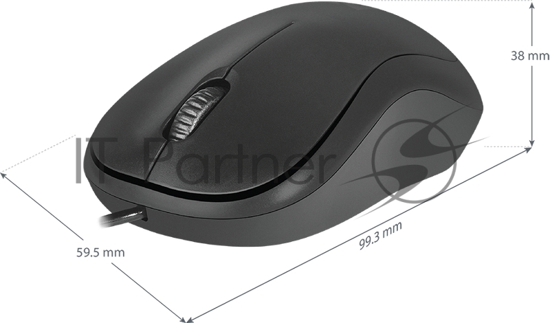 Мышь проводная Defender Patch MS-759 черный,3 кнопки, 1000 dpi 52759