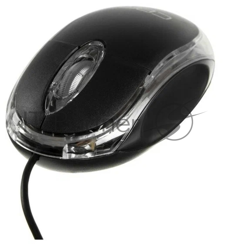 Мышь проводная CBR CM 122 Black, оптическая, USB, 1000 dpi, 3 кнопки и колесо прокрутки, длина кабеля 1,3 м, цвет чёрный