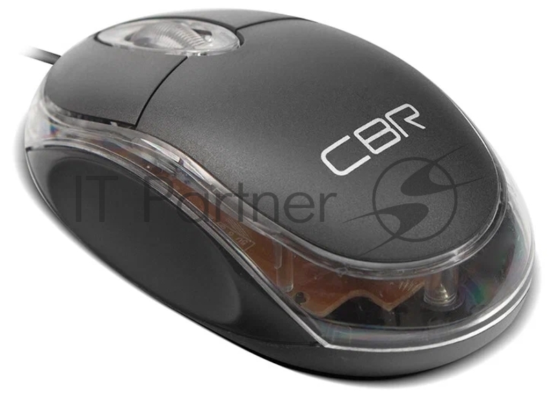 Мышь проводная CBR CM 122 Black, оптическая, USB, 1000 dpi, 3 кнопки и колесо прокрутки, длина кабеля 1,3 м, цвет чёрный