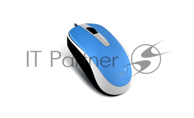 Мышь Genius Mouse DX-120 ( Cable, Optical, 1000 DPI, 3bts, USB ) Blue