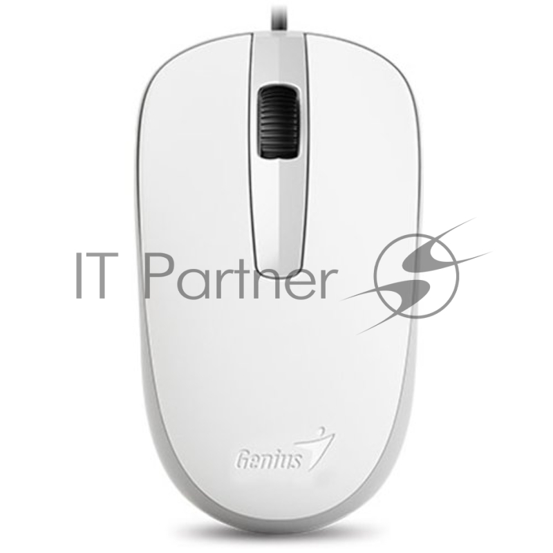 Мышь Genius Mouse DX-120 ( Cable, Optical, 1000 DPI, 3bts, USB ) White