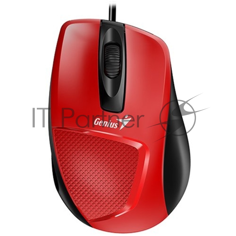 Мышь Genius Mouse DX-150X ( Cable, Optical, 1000 DPI, 3bts, USB ) Red