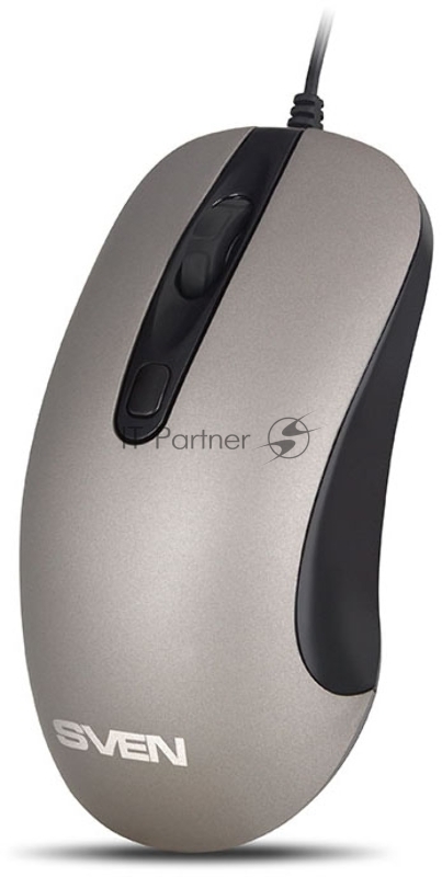 Мышь SVEN RX-515S серая (бесшумн. клав, 3+1кл. 800-1600DPI, 1,5м., блист.) USB Мышь SVEN RX-515S серая (бесшумн. клав, 3+1кл. 800-1600DPI, 1,5м., блист.) USB