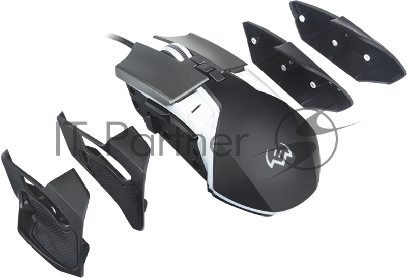 Игровая мышь SVEN RX-G960 (7+1кл. 500-6400 DPI, ПО, грузики, подсветка, сменные панели, игров. упак) Игровая мышь SVEN RX-G960 (7+1кл. 500-6400 DPI, ПО, грузики, подсветка, сменные панели, игров. упак)