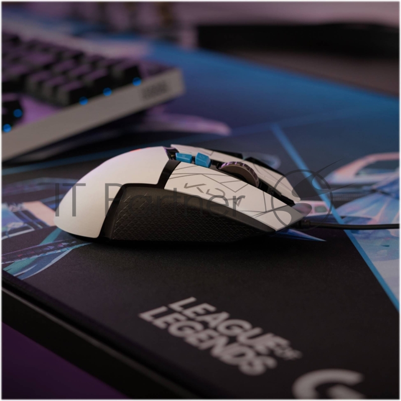 Мышь Logitech G502 Hero белый/черный оптическая (25600dpi) USB2.0 (11but)