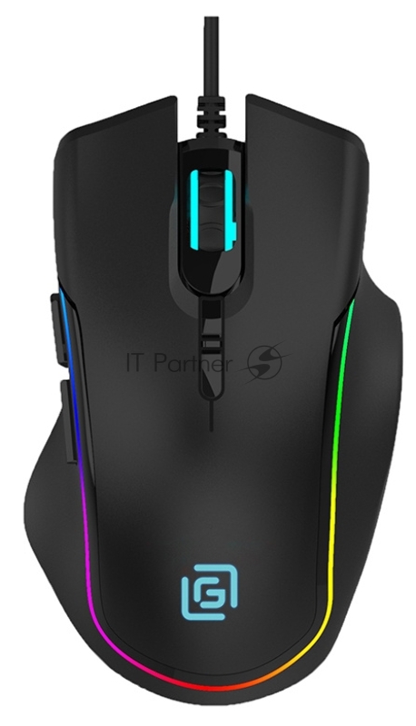 Мышь Oklick/Оклик 729G LABYRINTH черный оптическая (6400dpi) USB (7but)