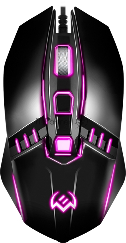 Мышь SVEN RX-200 чёрная (3+1кл. 800-1600DPI, блист, каб. 1.5м)