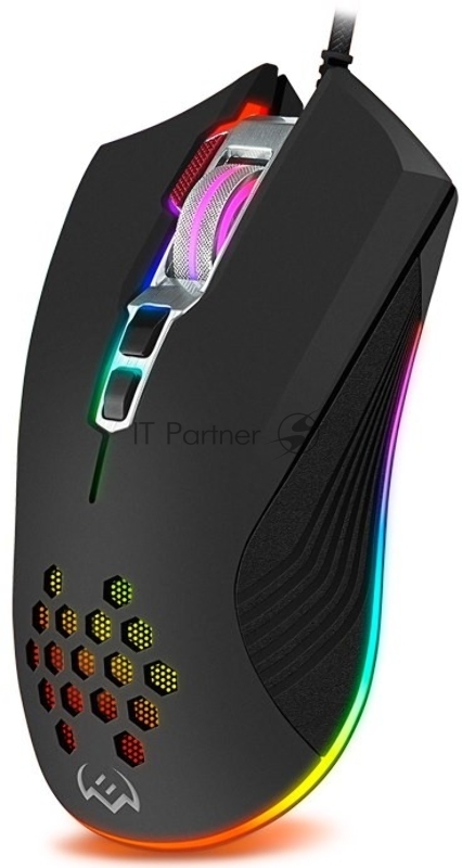 Игровая мышь SVEN RX-G850 (7+1кл. 500-6400 DPI, ПО, RGB подсветка, игров. упак)
