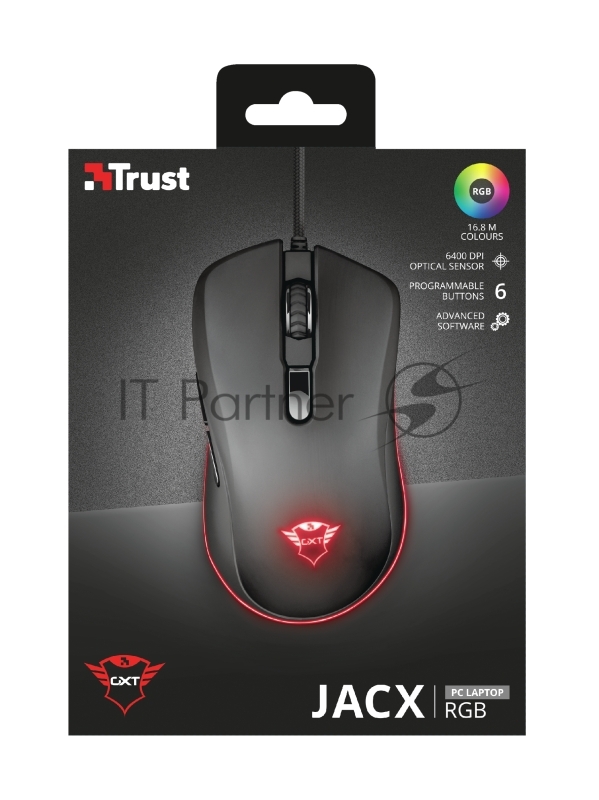 Проводная мышь Trust GXT930 JACX MOUSE