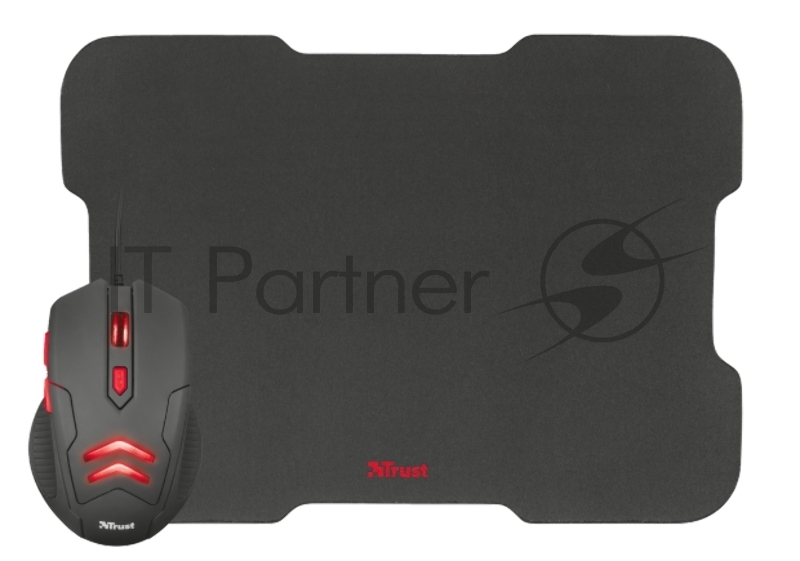 Комплект мышь + коврик Trust ZIVA GAMING MOUSE & PAD