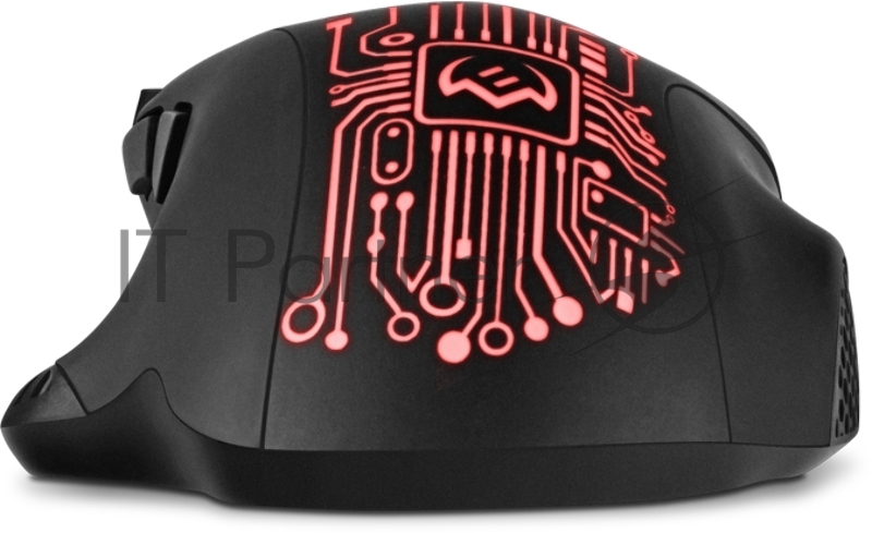 Игровая мышь SVEN RX-G715 (7+1кл., бесш. кл., 1200-3200 DPI, SoftTouch, подсветка, игров. упак)