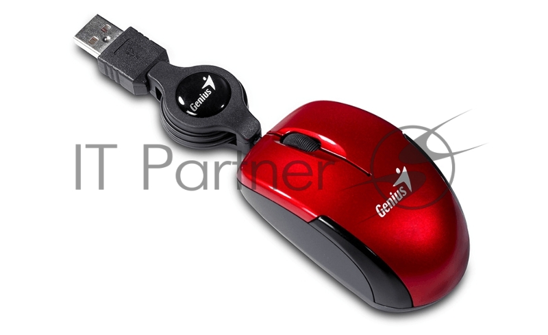 Мышь Micro Traveler super mini size 74mm Ruby Red new package