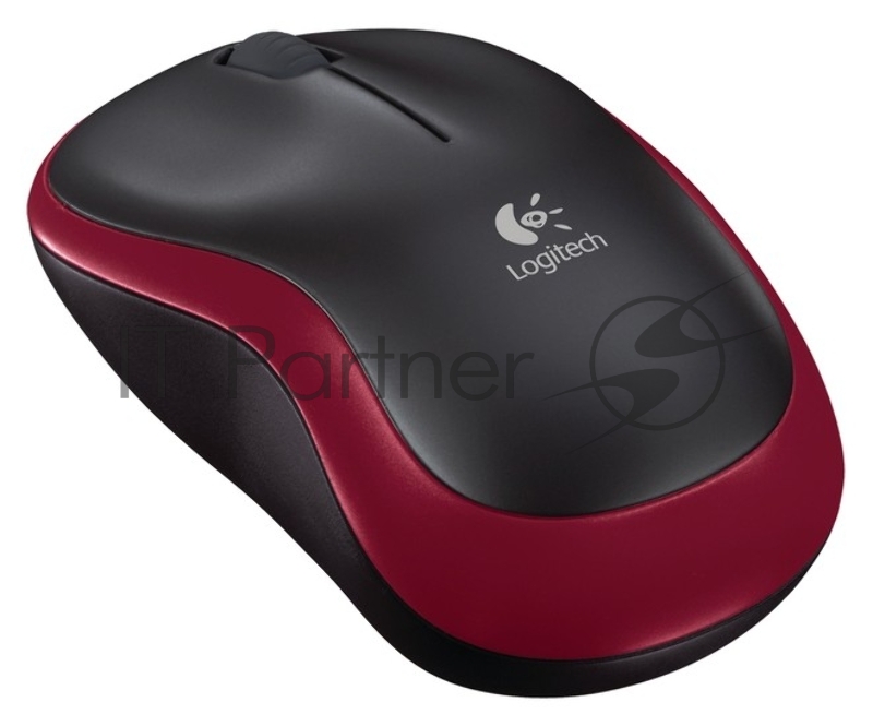 Мышь Logitech Wireless Mouse M185, Red