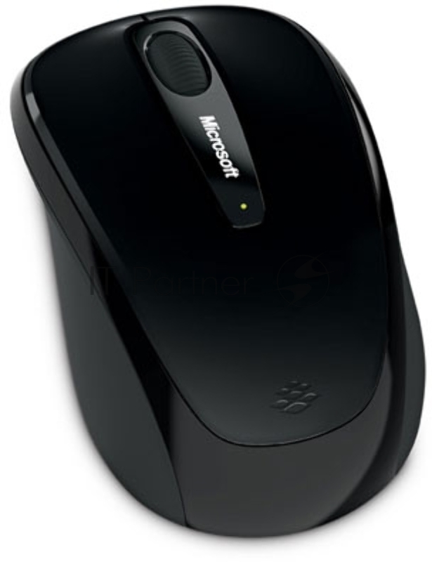 Мышь Microsoft 3500 черный оптическая (1000dpi) беспроводная USB для ноутбука (2but)