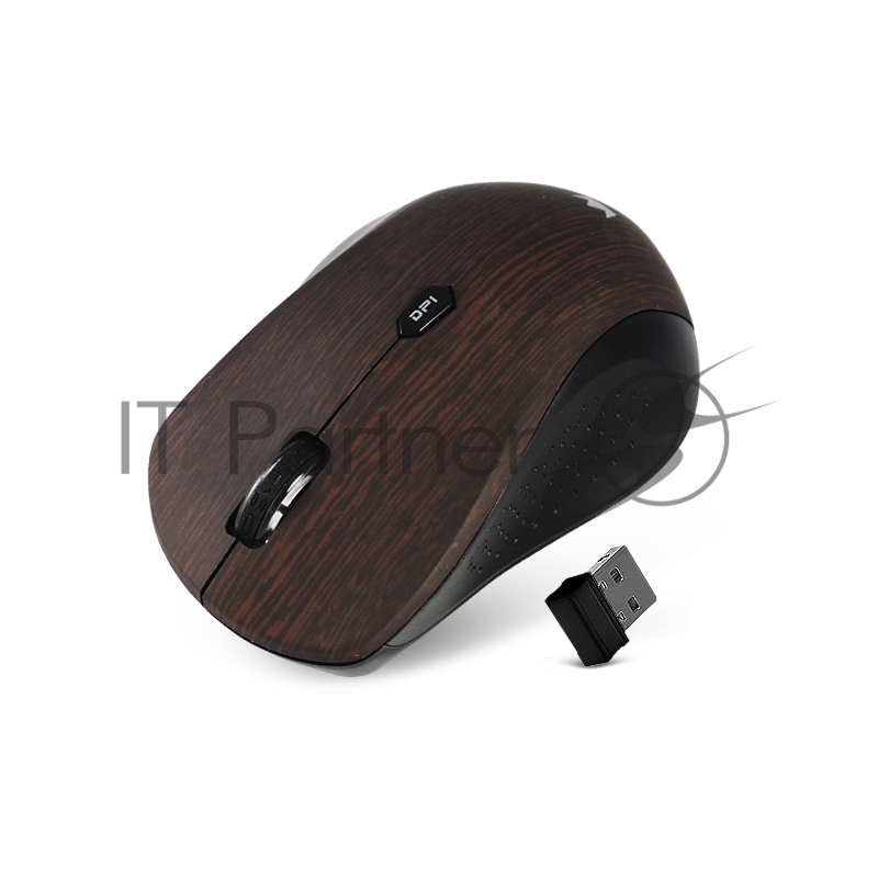 Мышь CROWN CMM-929W, black CM000001192 {беспроводная, оптическая,1000dpi, USB, 4 кн-ки}