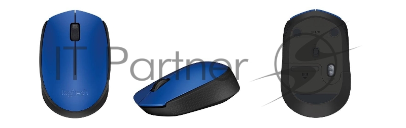 Мышь 910-004640 Logitech Wireless Mouse M171, Blue