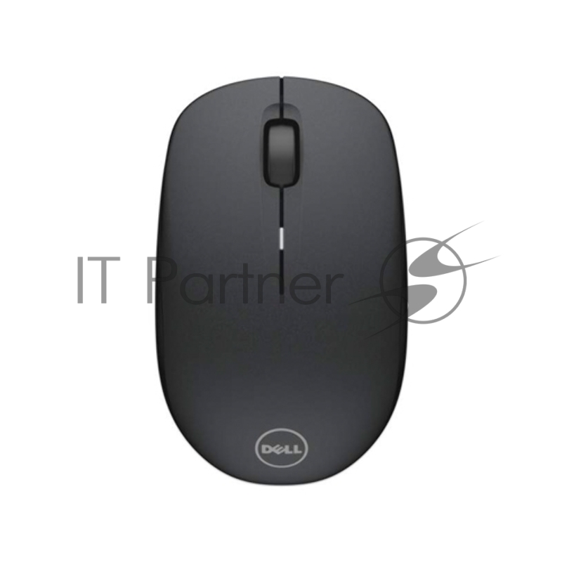 Мышь Dell WM126 черный/Tattoo оптическая (1000dpi) беспроводная USB (3but)