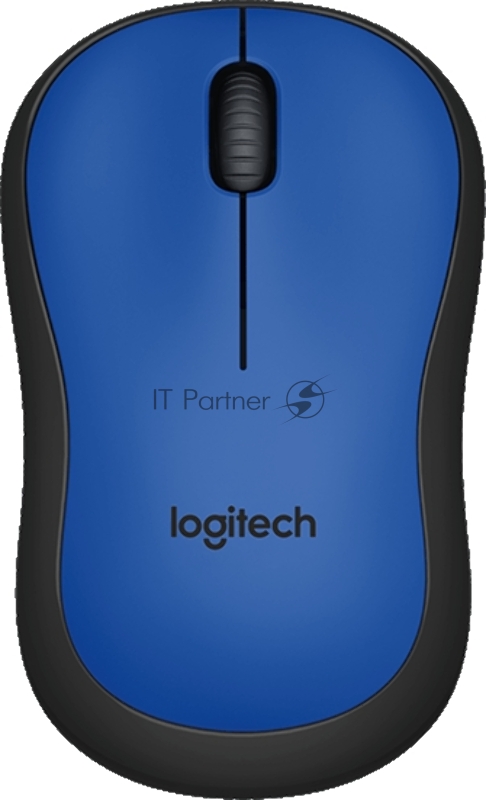 Мышь Logitech M220 Silent синий оптическая (1000dpi) беспроводная USB (2but)