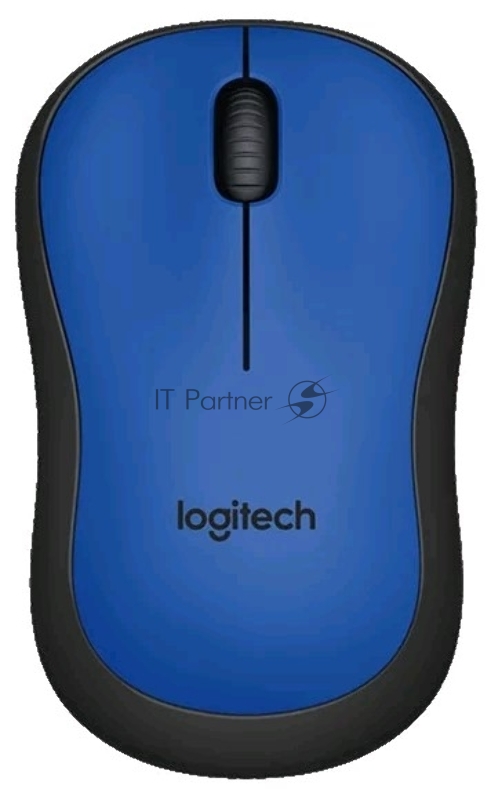 Мышь Logitech M220 Silent синий оптическая (1000dpi) беспроводная USB (2but)