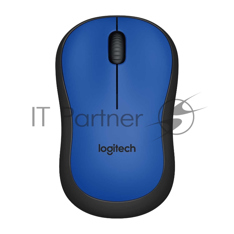 Мышь Logitech M220 Silent синий оптическая (1000dpi) беспроводная USB (2but)